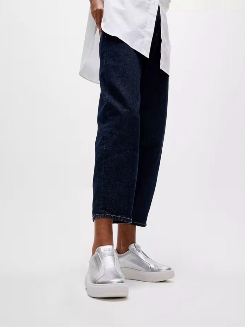 Fitflop Silver Slip-On Platform Sneakers